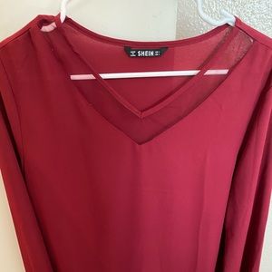 Long sleeve blouse